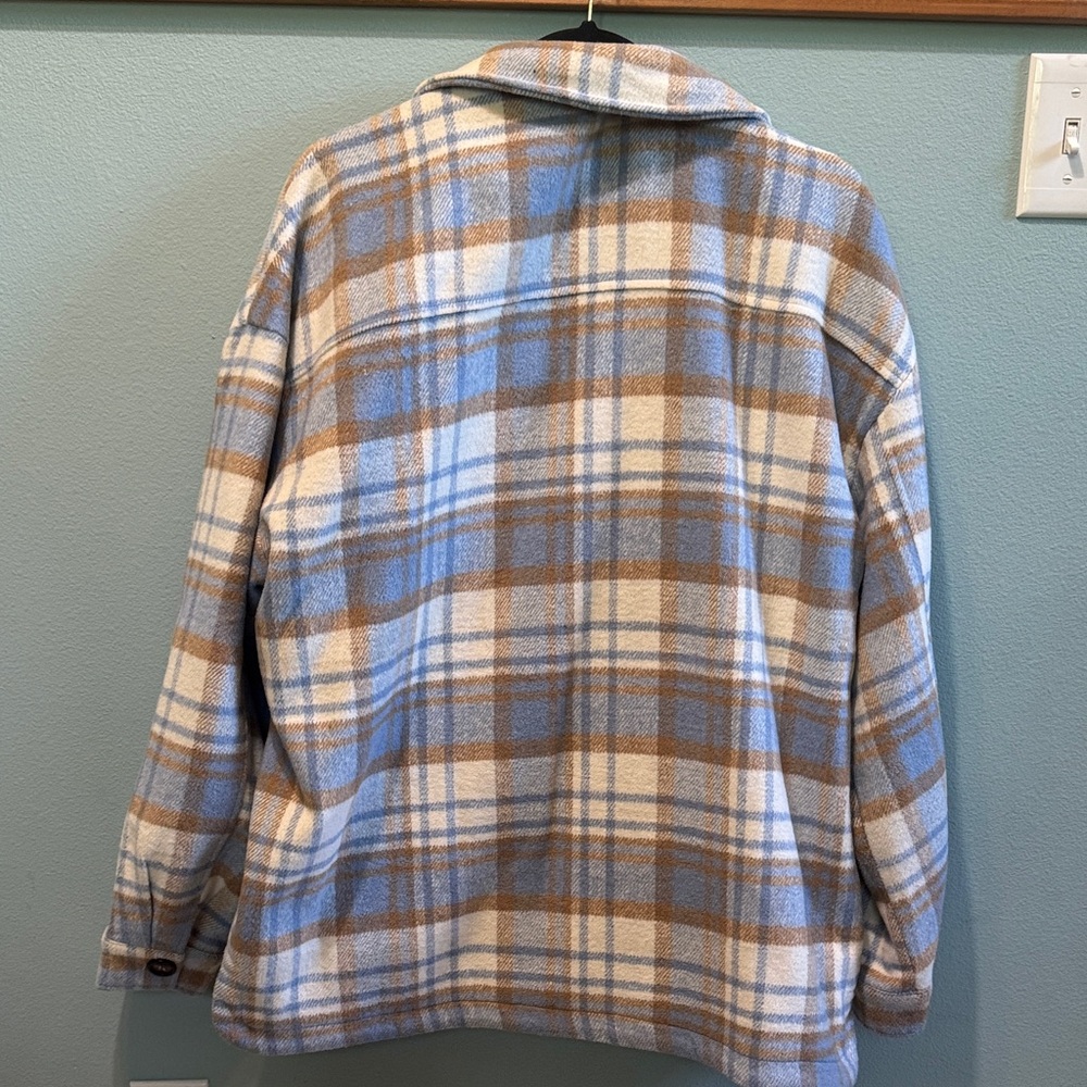 12th Tribe Flannel Shacket size Large - Picture 4 of 6